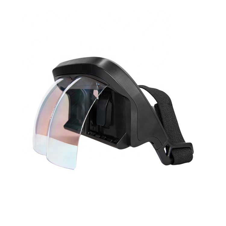 Профессиональный VR гарнитура интерактивный 3D видео стекло VR гарнитура синий плёнки 3D очки виртуальной реальности коробка