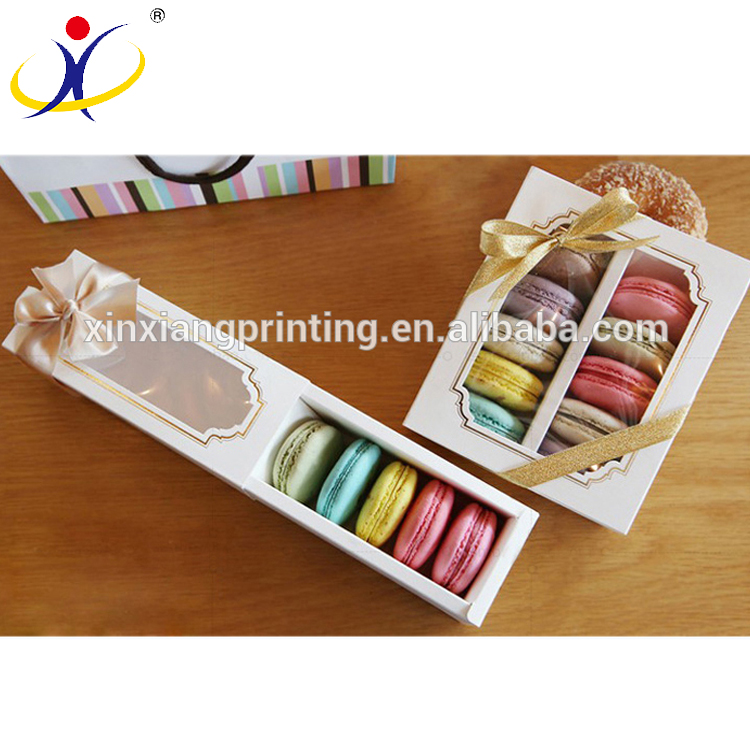 Дешевые пользовательские Макарон cake box упаковка, сыр Cup Cake Box, луна Tall cake box