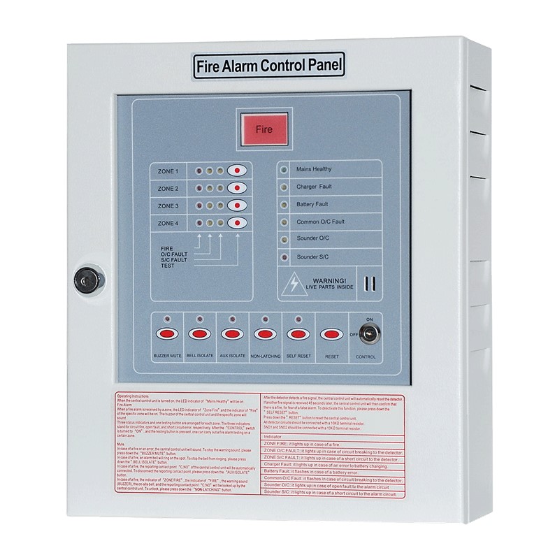 Simple Safe Home Firefighting Equipment Alarm System Control Panel