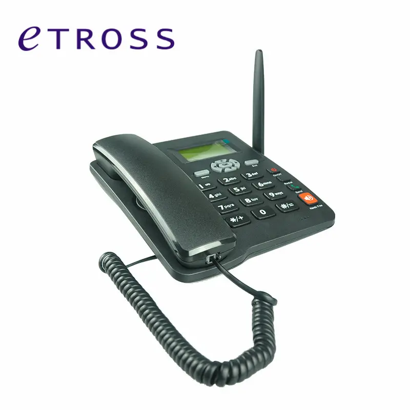 Lowest price GSM desk phone/gsm fixed wireless desktop phone with SIM card