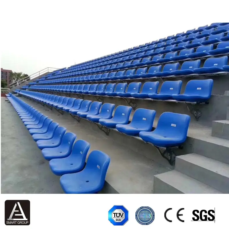 Football Field Chair Plastic Injection Molded Stadium Seat Plastic Stadium Seating For Gym Arena School