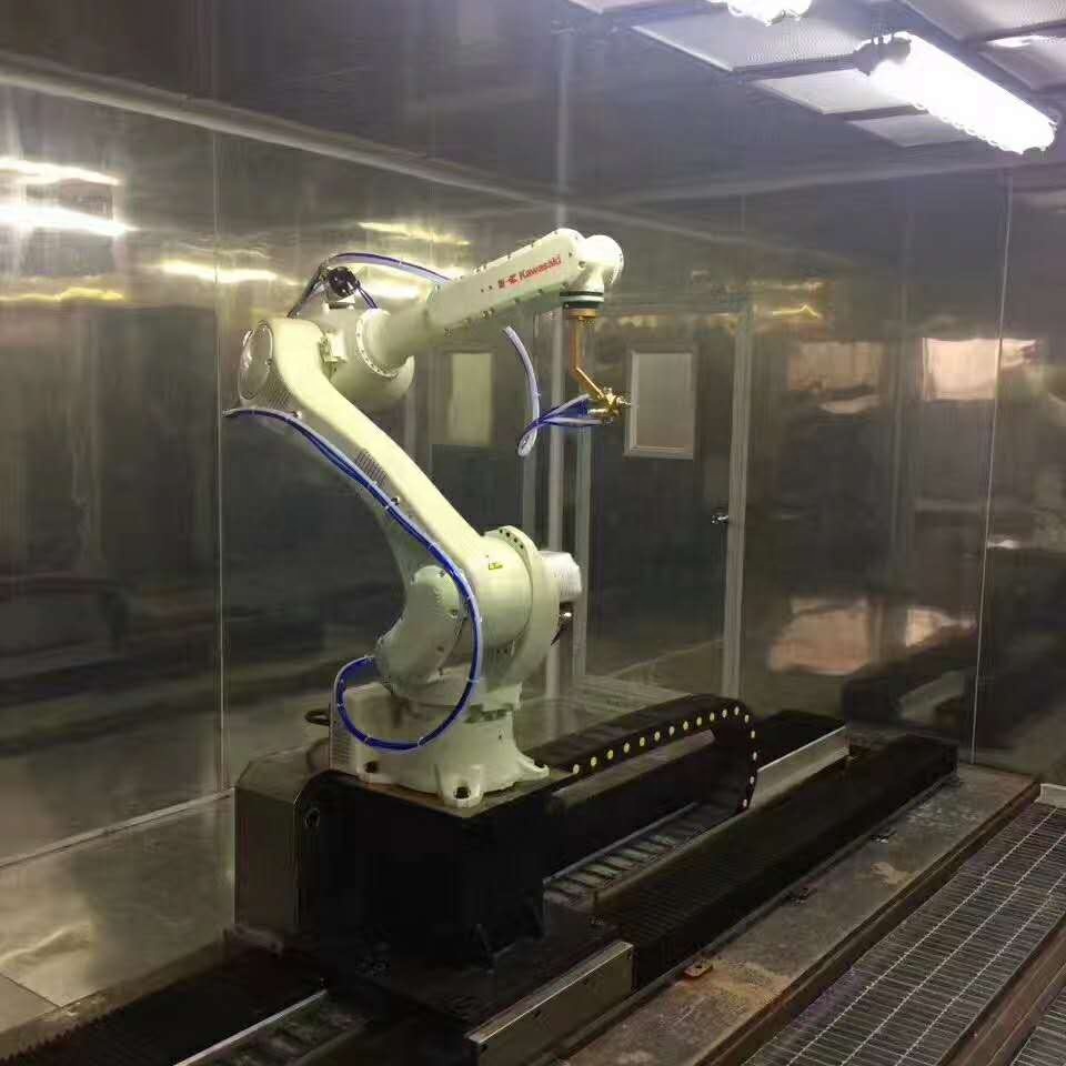Аэрозольная раскраска robot arm 6 axis