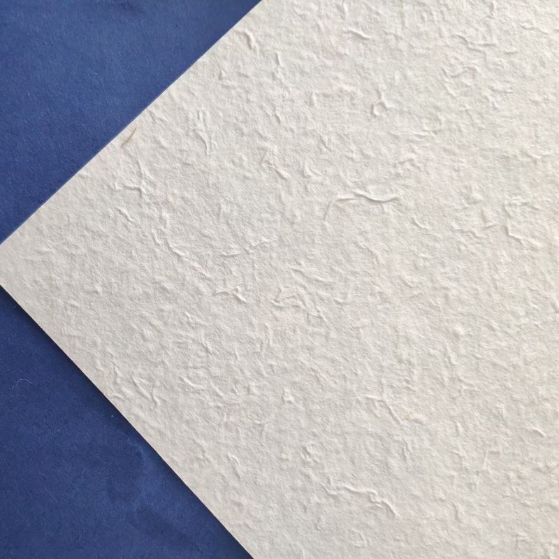 natural white colorful eco friendly natural material biodegradable handmade mulberry paper 110gsm