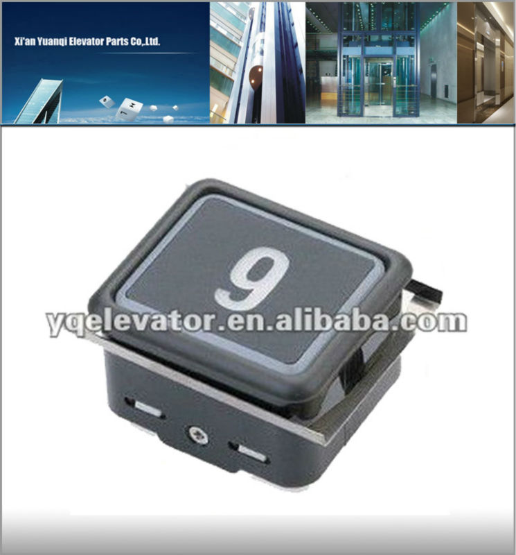 Кнопка лифта Hitachi с цифрой