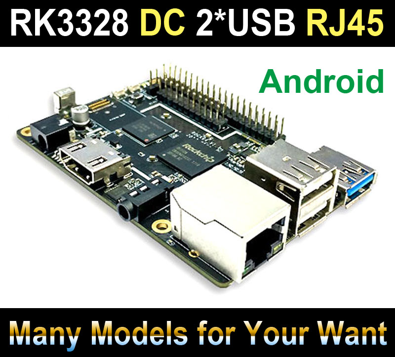 Фабричная материнская плата Rockchip RK3328 с четырехъядерным процессором PCBA на базе Android 6,0 Linux Ubuntu OS, материнская плата PCBA с портом Ethernet USB3.0 RJ45