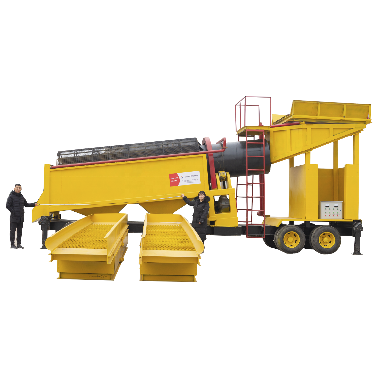Alluvial Gold Mining Equipment Trommel Washing Plant Gold Separator For Gold