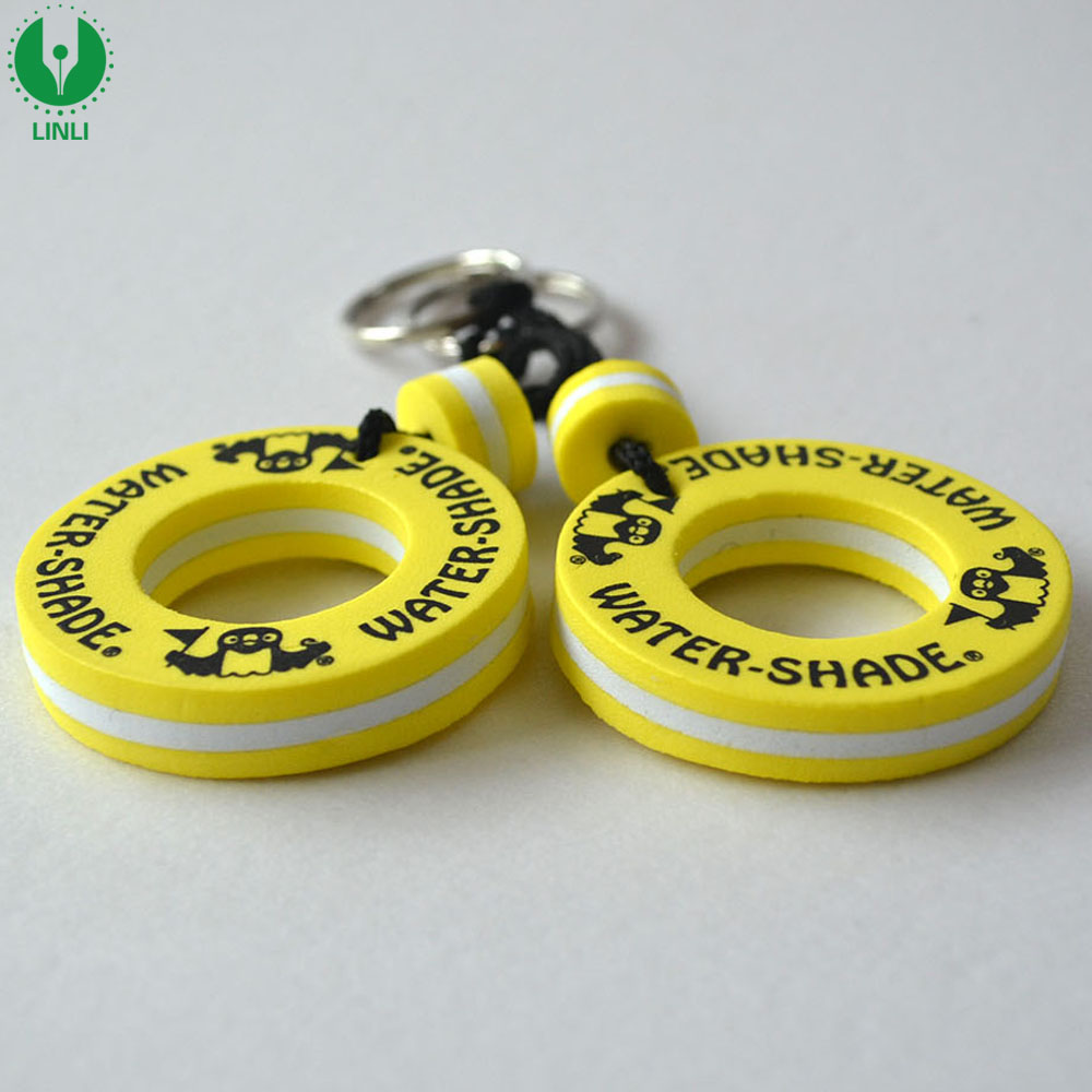 Горячая продажа индивидуальный EVA Life Buoy брелок, плавание кругов Брелок с цепочкой для ключей