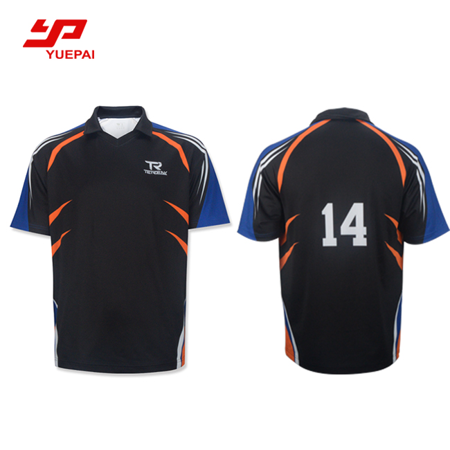 Best cheap cricket jersey designs customized new model digital print sport shirts cricket uniform