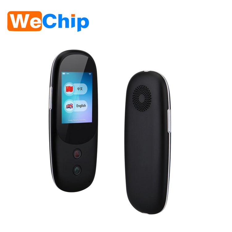 Низкая цена WeChip Wi Fi портативный мгновенный голосовой переводчик, 41 языков одновременный перевод устройства с сенсорной панелью