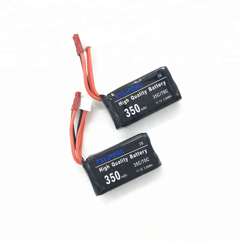 Литиевая батарея EXLIPORC 11,1 В 350 мАч 35C 3S LiPo для радиоуправляемой машины самолета лезвия вертолета CX