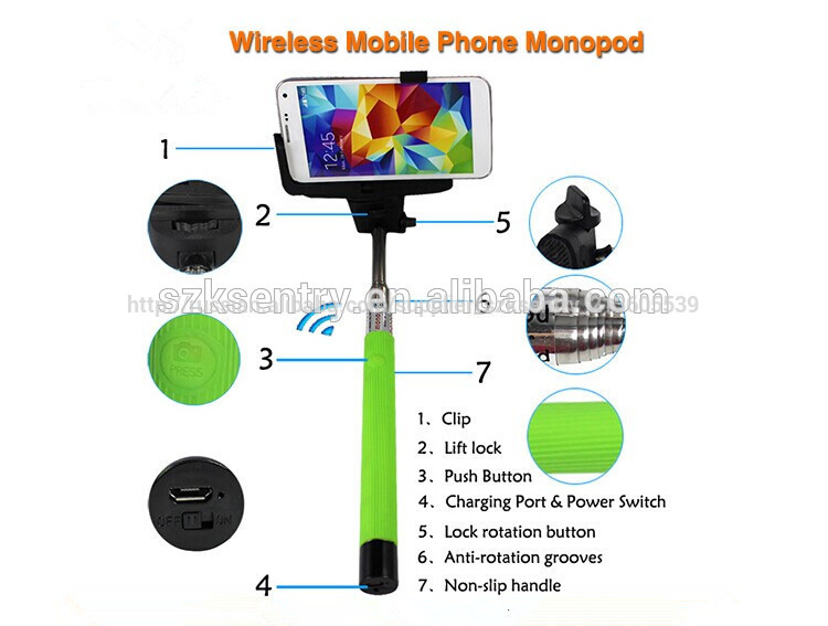 продвижения по службе! ручной монопод беспроводная selfie, монопод selfie палку bluetooth пульт дистанционного