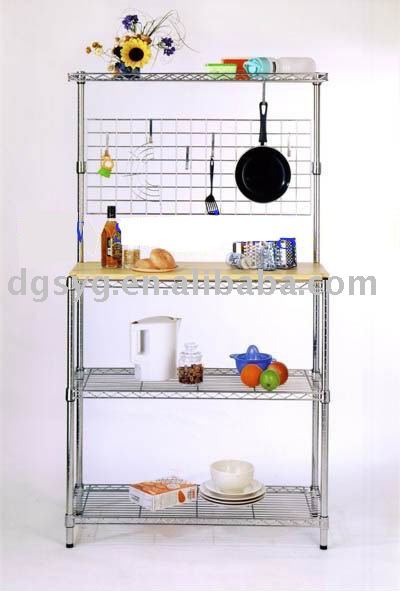 househould metal wire shelving