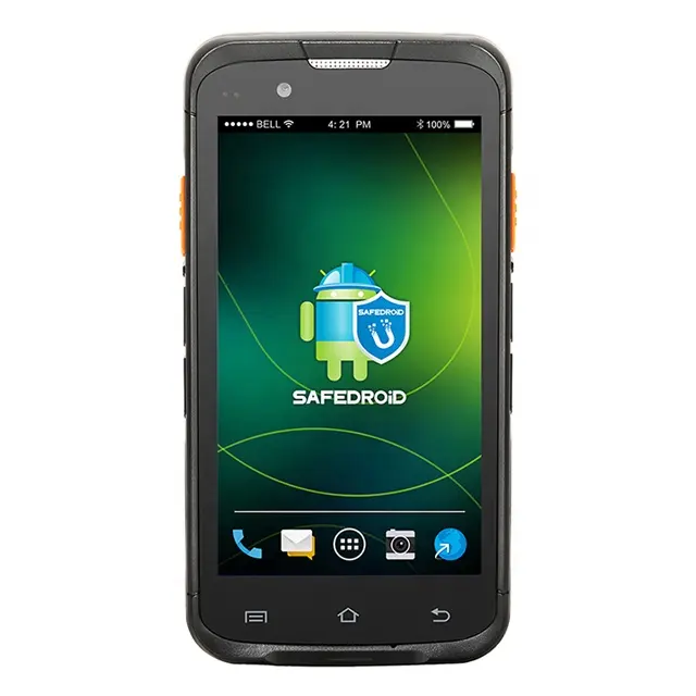 Портативный мобильный компьютер для предприятия UROVO i6300 с 1D/2D сканирующим двигателем, фронтальная камера 8 Мп, номинальная IP65, проверено падение 15.m