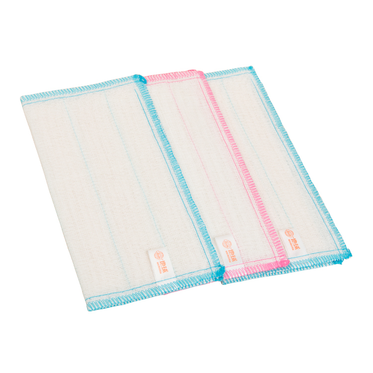 High quality 30*30cm square 8 layers thick white kitchen cotton wholesale dish cloth