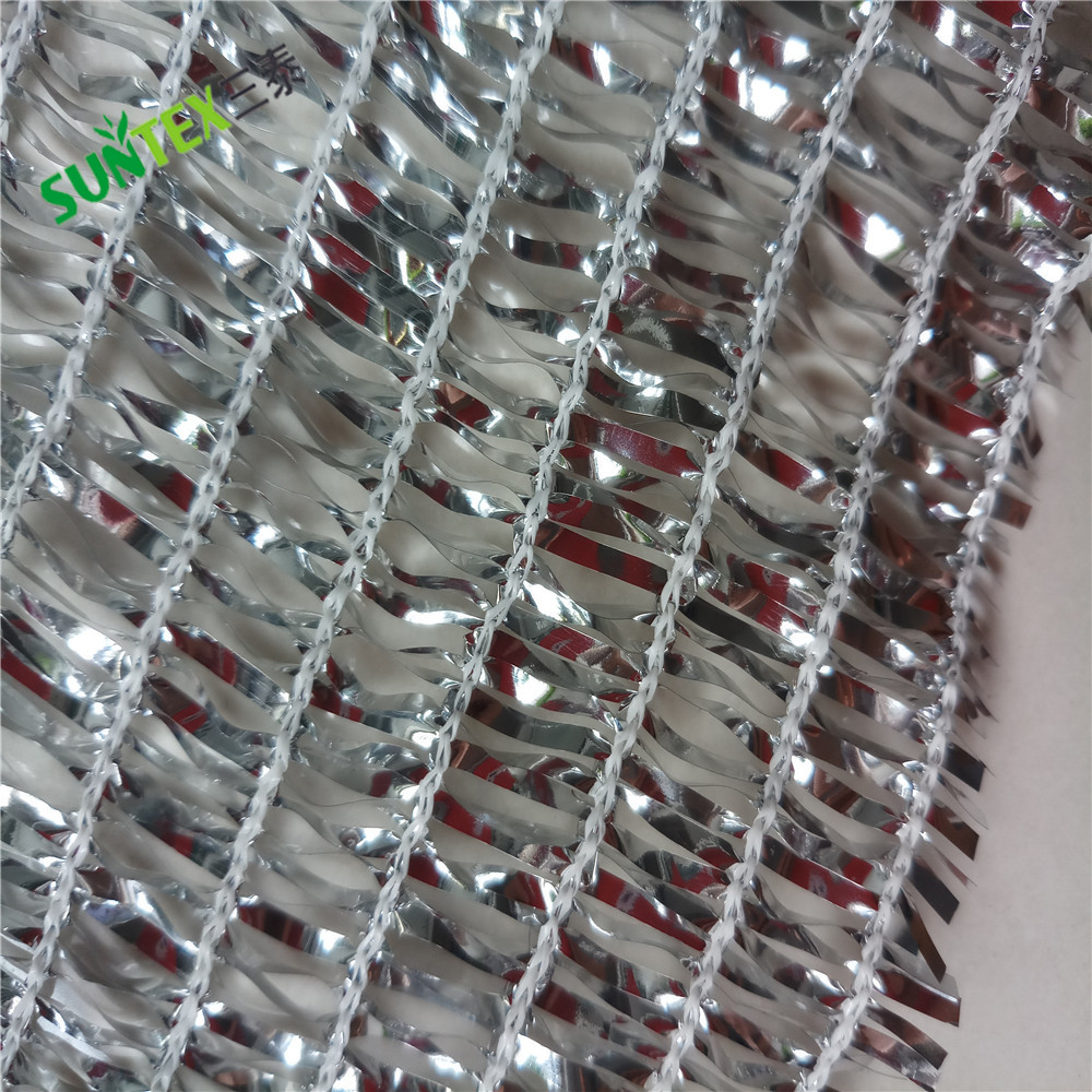 80% светоотражающие алюминиевые фольги тени крышки/ткань, hdpe серебро затенение сеть открытая теплица солнце тени сетки для овощей