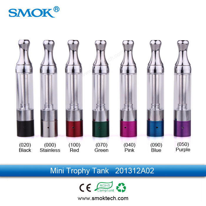 Smoktech Красочный мини-трофей бак 1,5 мл Нижняя катушка pyrex ecig клиромайзер высокого качества
