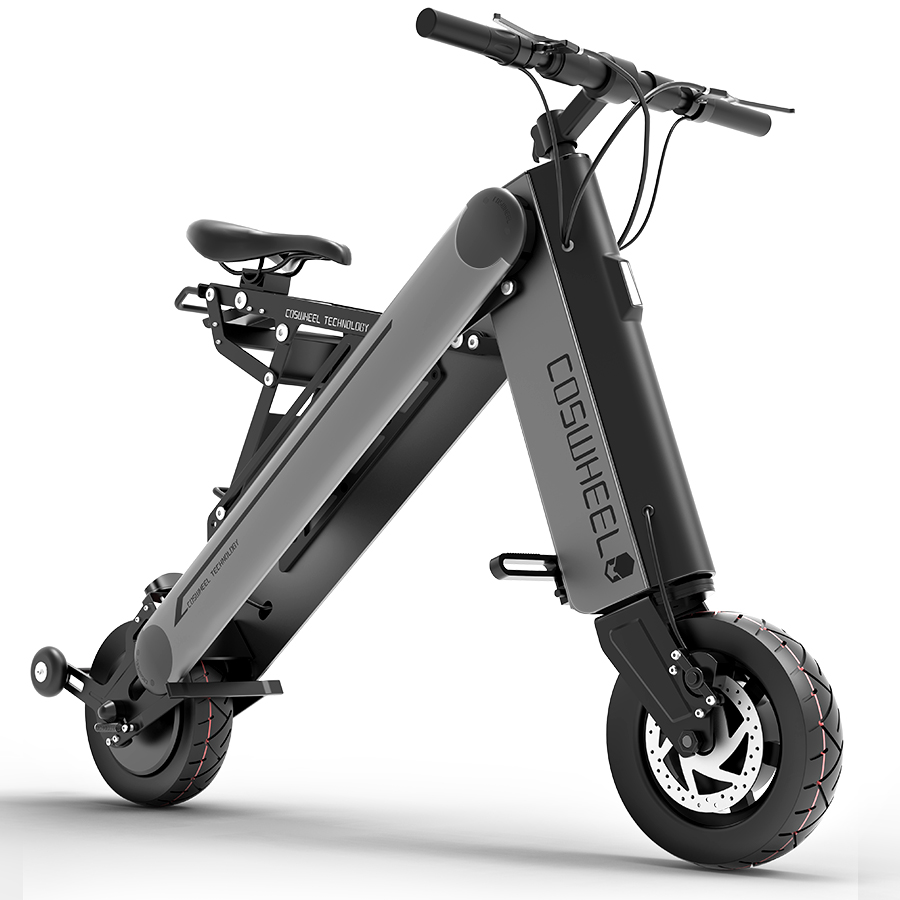 Coswheel складной Bicycle_Bike, 350W 30-50 км/ч 8.7Ah бесщеточный Электрический скутер Electrico, 10 дюймов свободу скутер