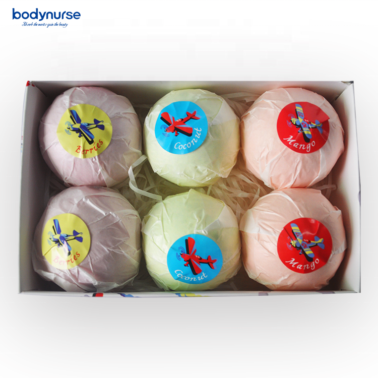 Wholesale vegan fizzy bath bombs set original toy bath bombs geode bath bombs gift set for kids