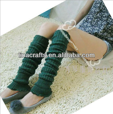 Fried dough twist pattern Leg warmer