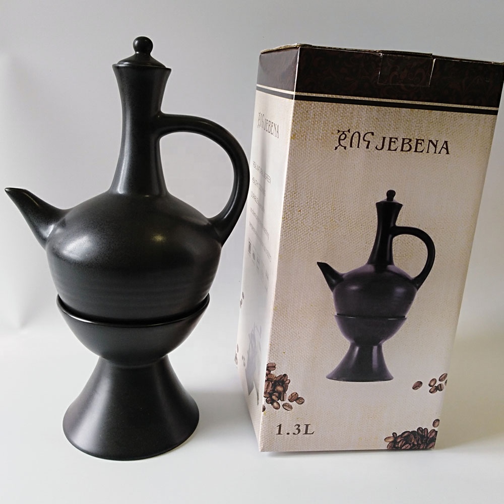 Горячая Распродажа, керамическая огнестойкая Jebena с держателем для эфиопской кофейной церемонии