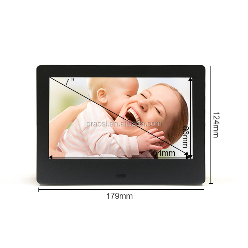 2020 Factory Price 800*480 7 Inch Photo Slideshow Wall Mount Digital Picture Frames For Lcd Advertising