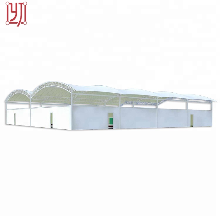 Ptfe pvdf Ткань теннисный корт крышка навес структуры мембраны палатка