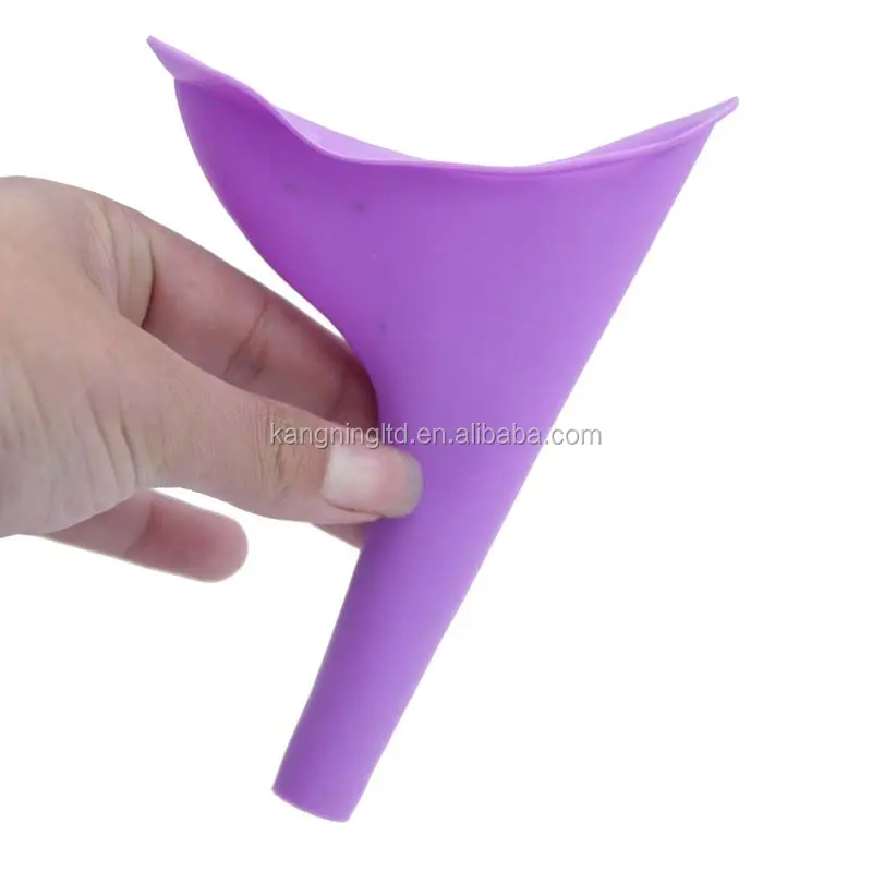 Wholesale Hot selling Reusable Female Urinal Silicone Women Pee Funnel Allows Women to Pee Standing Up