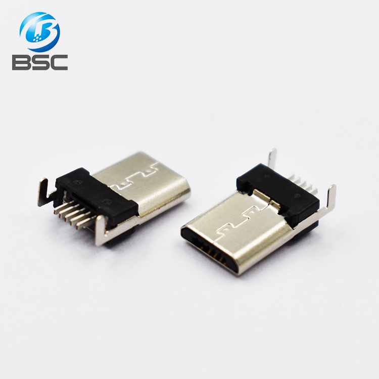 Бесплатный образец, разъем Micro USB 2,0, 5-контактный штекер, разъем для зарядки, китайский поставщик