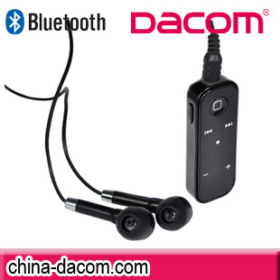 китай dacom портативный высокое качество bluetooth музыкальный приемник воротник клип дизайн bluetooth-гарнитура