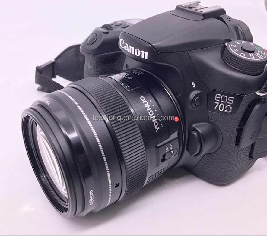 Цифровые камеры 2017 новейшая камера YN100mm F2 объектив с автофокусом для Canon EOS