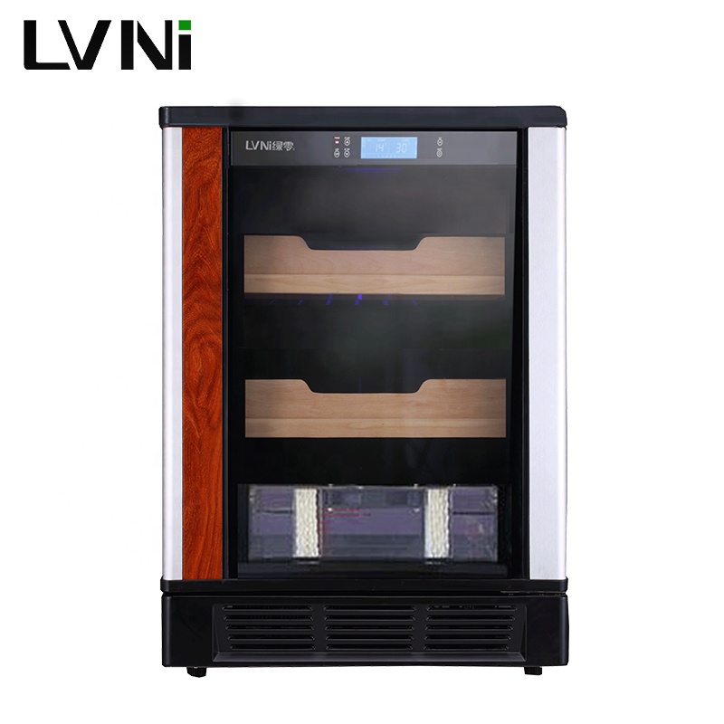 LVNI, лидер продаж, уникальные деревянные хьюмидоры для сигар с контролем температуры и влажности, 500 шт.