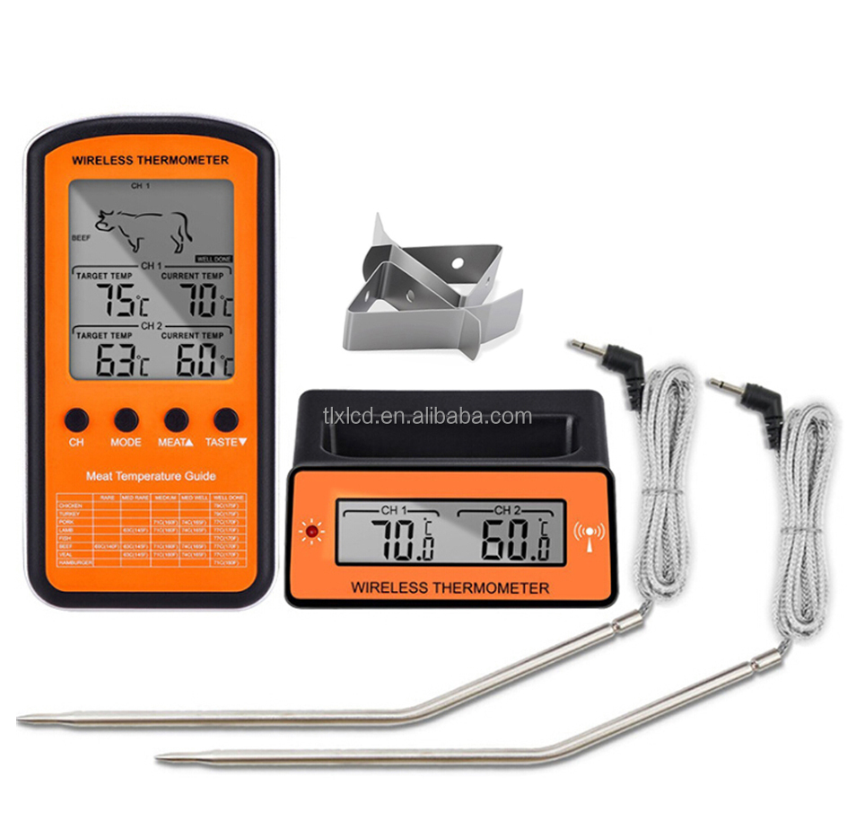 Wireless meat thermometer , barbeque thermometer