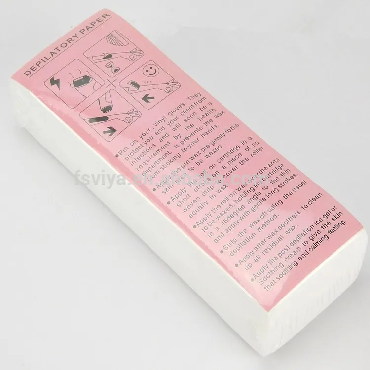 100p Wax paper sheets wrap body hair removal
