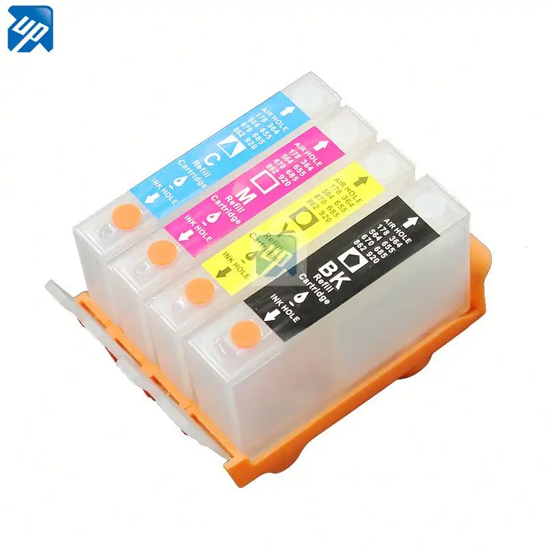 UP refillable ink cartridge replacement for HP 364 for HP 5510 5511 5512 5514 5515 5520 5522 5524 6510 6512 6515