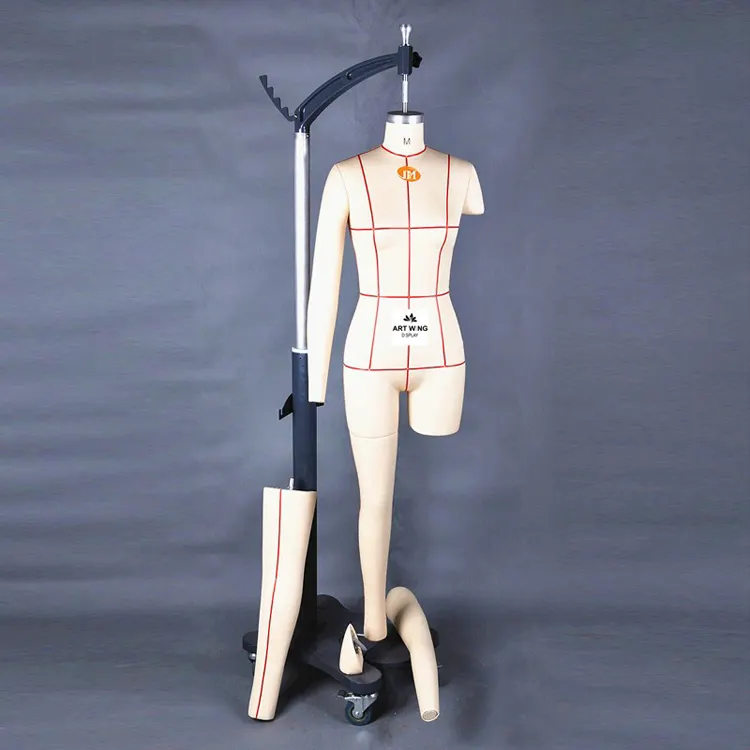 full body adjustable dressmaker tailors clothing female dummy mannequin
