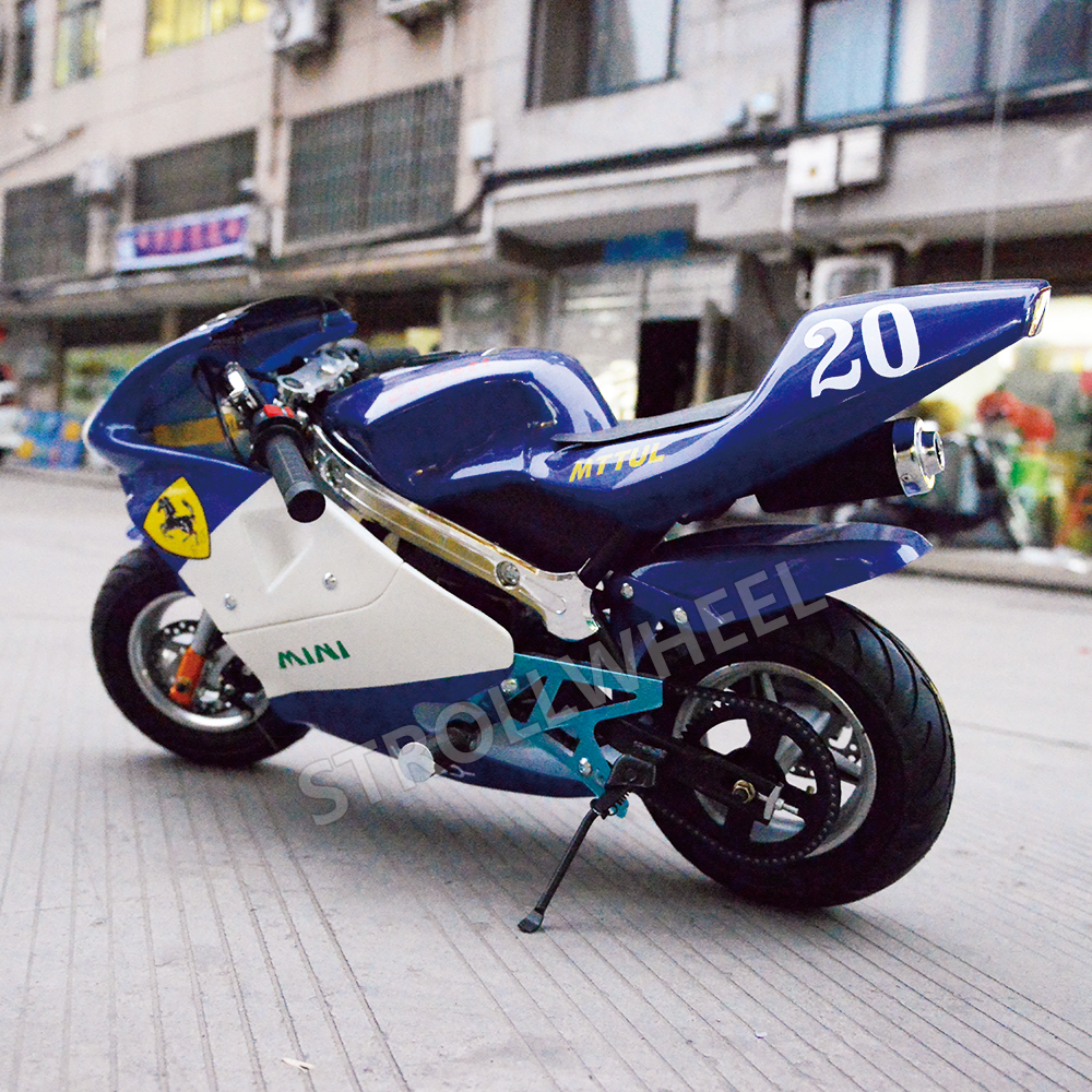 Strollwheel Лидер продаж 2 тактный 49CC Mini Moto газа карманный велосипед мотоцикл газовая мини-мотоцикл yingang продажа
