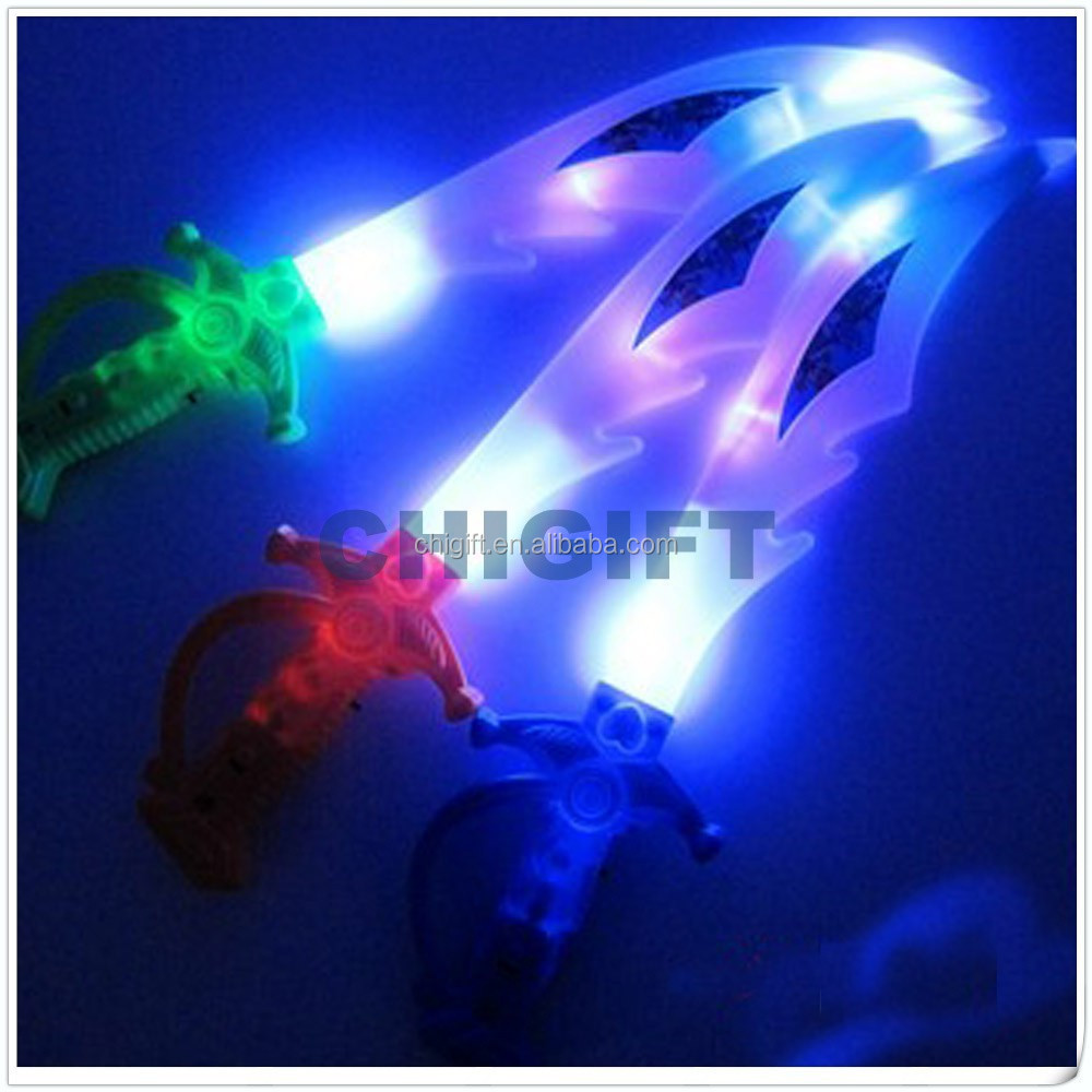 Малыш уникальные напольные игрушки оптом LED меч