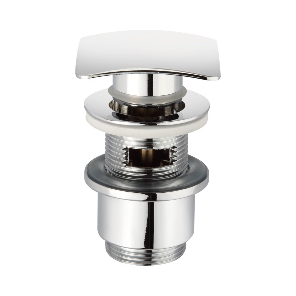 Valvula click-clack con tapon cuadro con ilenado en el rebosadero 1 "1/4 - Pollini Water Design