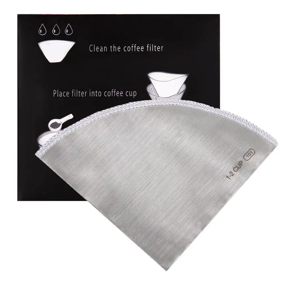 Coffee Funnel The Hot Sales 304 Stainless Steel Coffee Filter V60 Funnel