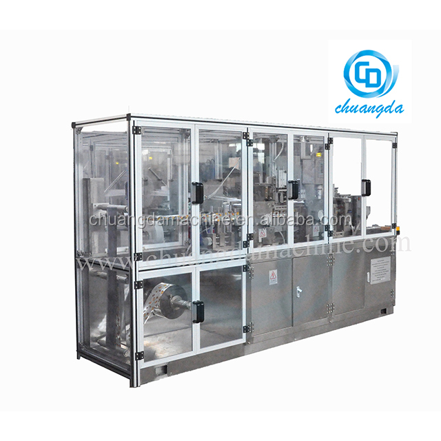 CD-90 Full-Auto Four Side Sealing Wet Tissue Machine  medical use single piece wet wipe machinery