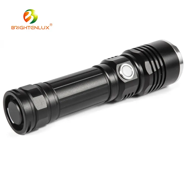 Brightenlux 2022 Tactical Flashlight Light Touch 1000m long range Rechargeable Led Flashlight With USB charger