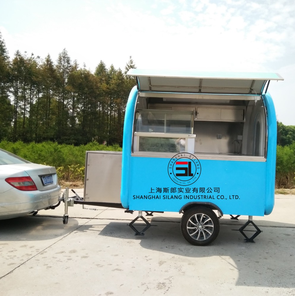Кофе мороженое хот-дог продажи вагона Мобильный автомобиль кухни