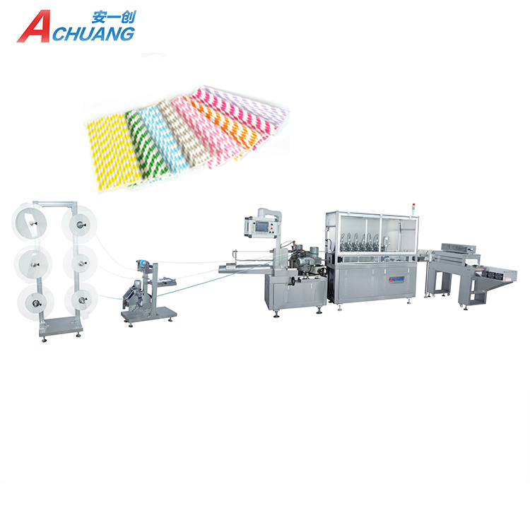Anchuang 220 V/380 V высокая скорость 3 слоя бумажной соломы машина