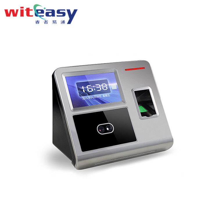 Witeasy F7 сенсорный экран палец и лицо Время отпечатков пальцев посещаемость Запись устройства