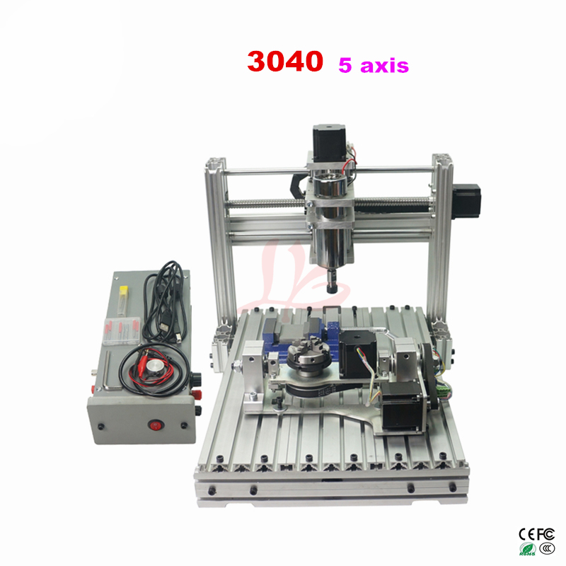 5 осей CNC 3040 металла DIY cnc гравировальный станок 5 осей контроллер ЧПУ PCB фрезерный станок