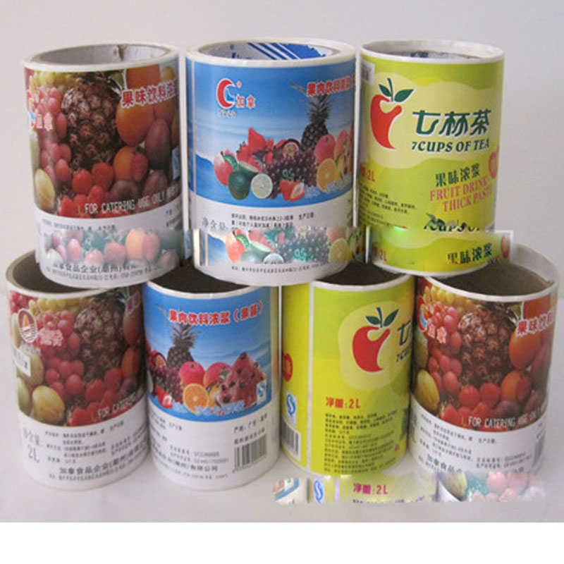Custom Roll Waterproof Vinyl Food Package Labels Plastic Bag Stickers Printing Waterproof Food Stickers,Freezer Labels