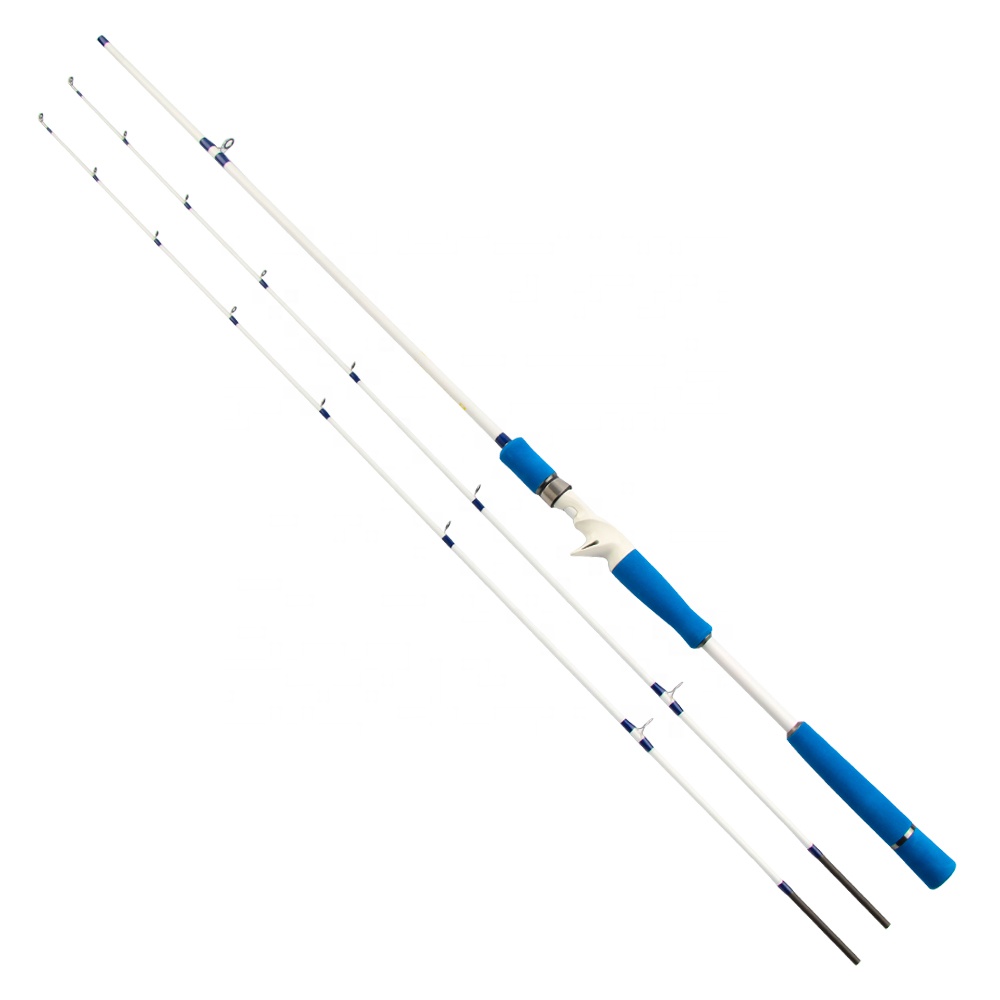2.1m carbon fiber spinning 2 section lure fishing rod