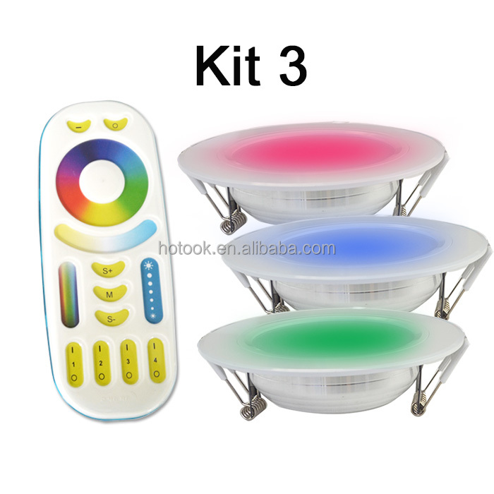 Hotake 2,4G беспроводной 6 Вт 12 Вт RGBWW RGB + CCT Диммируемый светодиодный светильник
