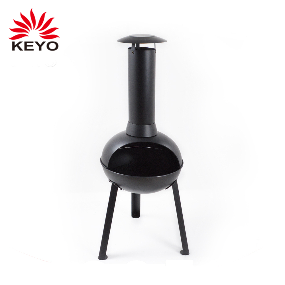 Уличный камин с тремя ножками из древесного угля, стальной костер Chimenea