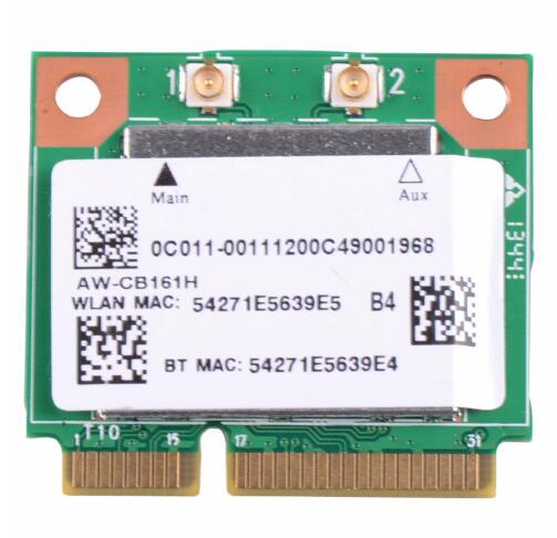 Беспроводной адаптер карты для Azurewave Realtek RTL8821AE 802.11AC 433 Мбит/с Wi-Fi, комбо AW-CB161H Половина Mini PCI-e
